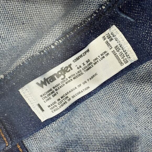 Wrangler Men's Cowboy Cut Original Fit Jean in Prewashed Indigo 13MWZPW 44x30 - Picture 7 of 7